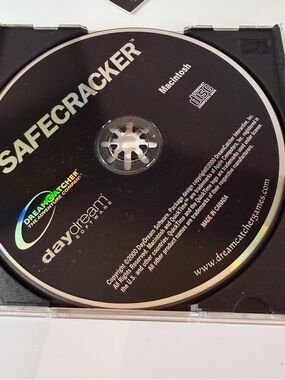 Safecracker: The Ultimate Puzzle Adventure PC video game CD-ROM. 2006 for MAC